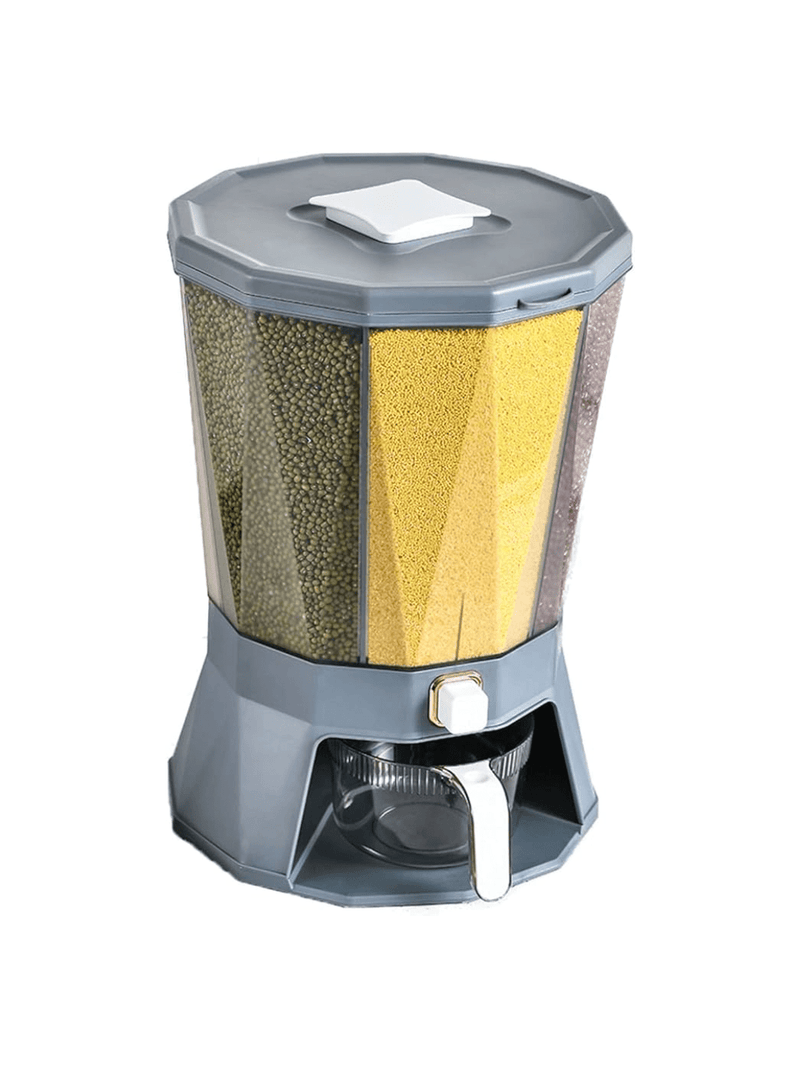 Dispenser De Cereais Giratorio De Alimentos 4 Divisorias