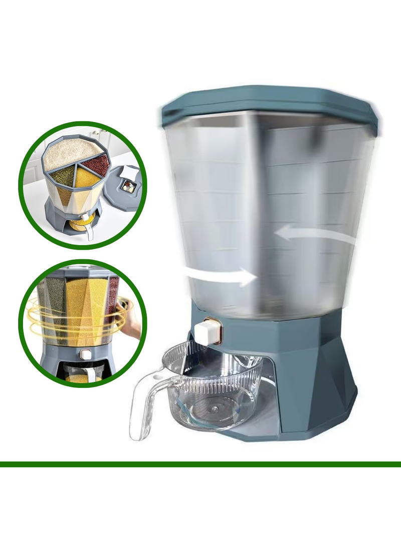 Dispenser De Cereais Giratorio De Alimentos 4 Divisorias