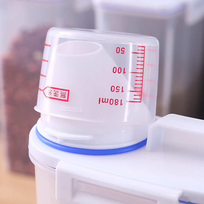 Dispenser Porta Sabão em Pó Com Tampa Medidora 2,5L