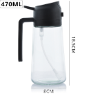 Frasco Pulverizador Temperos e Óleos Gourmet 500ml - Frete Grátis