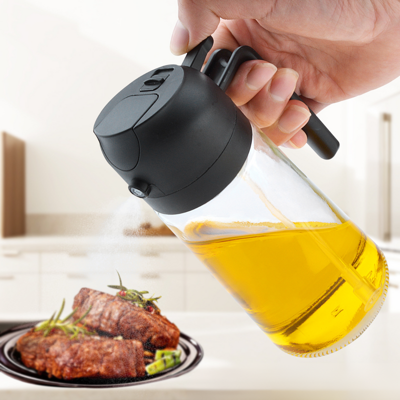 Frasco Pulverizador Temperos e Óleos Gourmet 500ml - Frete Grátis