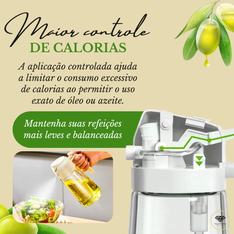 Frasco Pulverizador Temperos e Óleos Gourmet 500ml - Frete Grátis