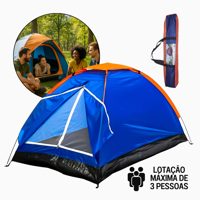 Barraca de Acampamento Camping para 2 Pessoas