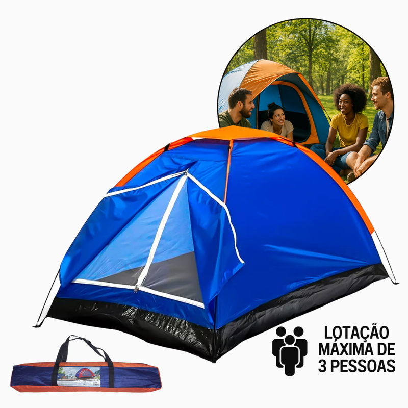 Barraca de Acampamento Camping para 2 Pessoas