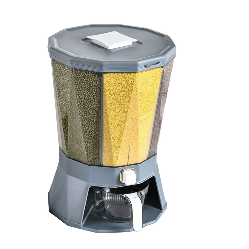 Dispenser De Cereais Giratorio De Alimentos 4 Divisorias