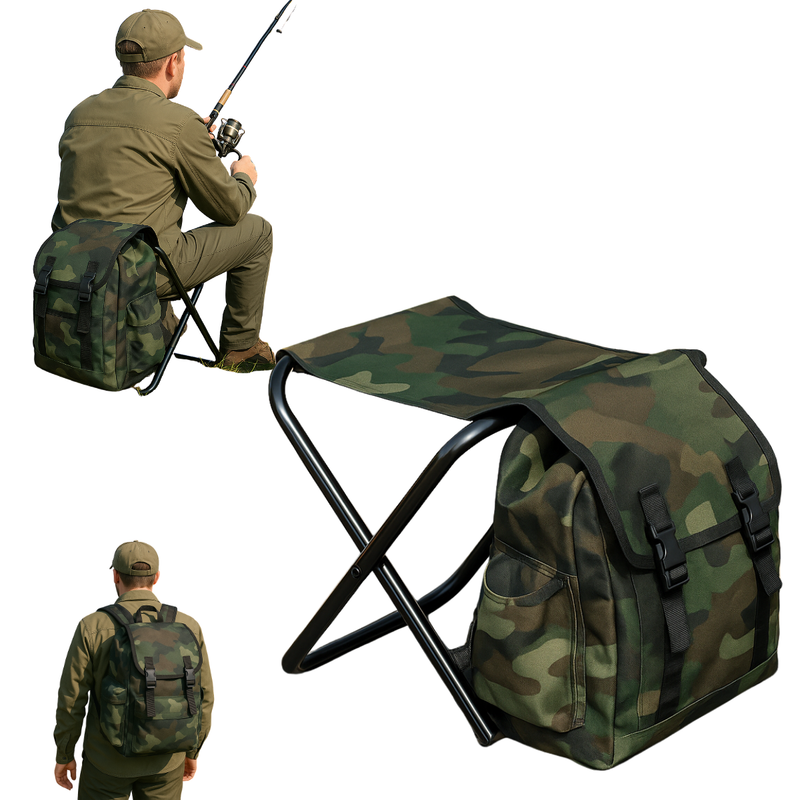 Cadeira Mochila Bolsa para Pesca e Camping