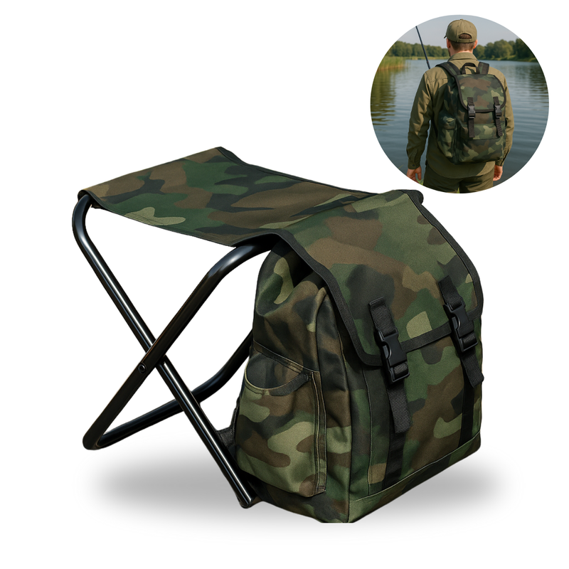 Cadeira Mochila Bolsa para Pesca e Camping