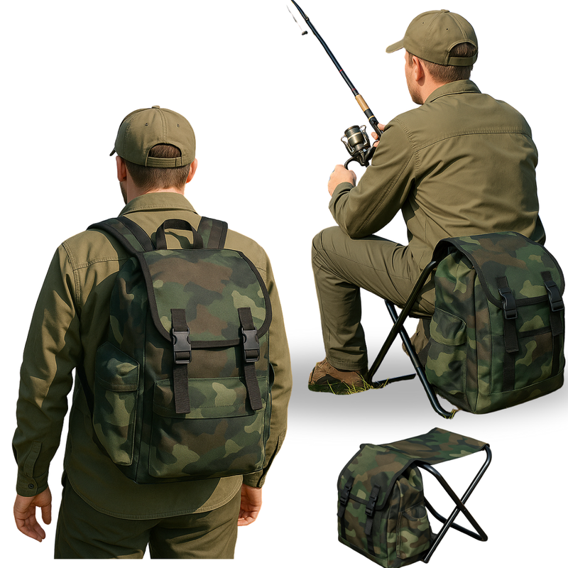 Cadeira Mochila Bolsa para Pesca e Camping