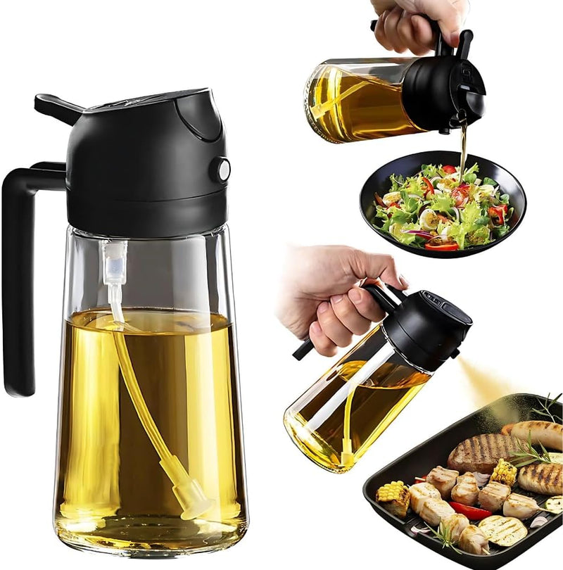 Frasco Pulverizador Temperos e Óleos Gourmet 500ml - Frete Grátis