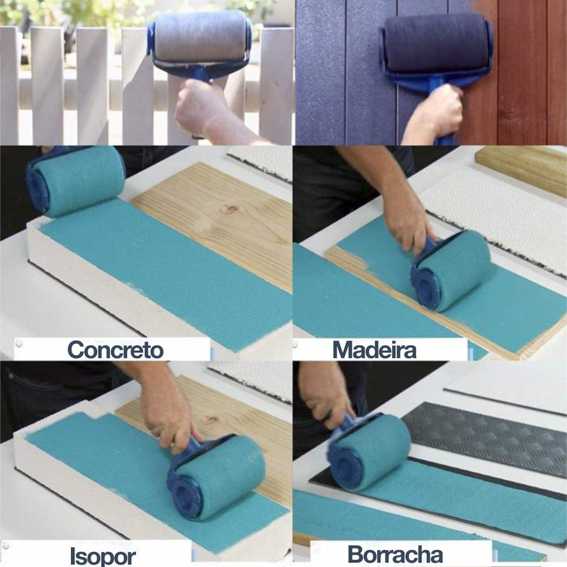 Rolo De Pintura Com Reservatório de Parede Profissional