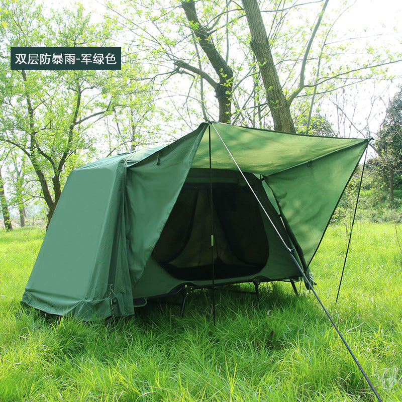 Cama Tatu Dobravel Portatil Barraca Solteiro Camping