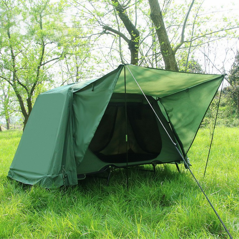 Cama Tatu Dobravel Portatil Barraca Solteiro Camping