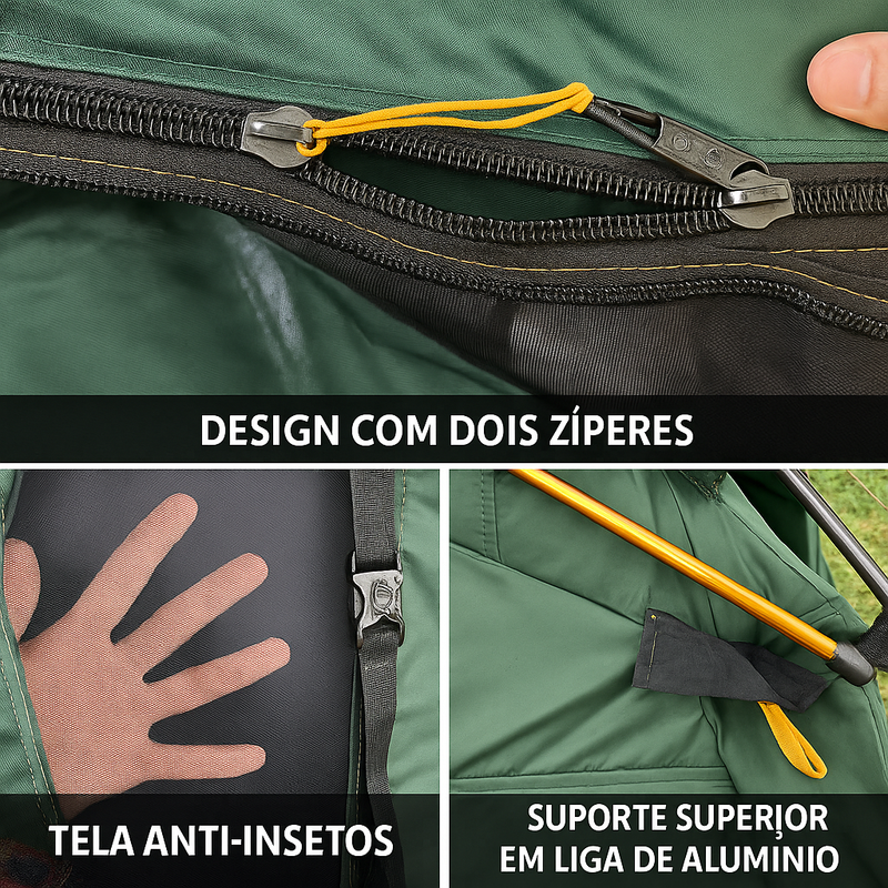 Cama Tatu Dobravel Portatil Barraca Solteiro Camping