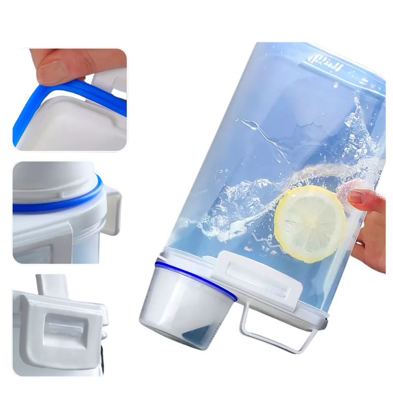 Dispenser Porta Sabão em Pó Com Tampa Medidora 2,5L