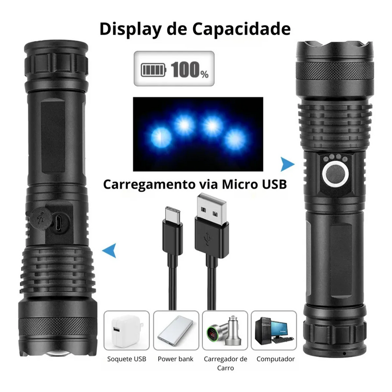 Lanterna Tatica Alta Luminosidade a Melhor