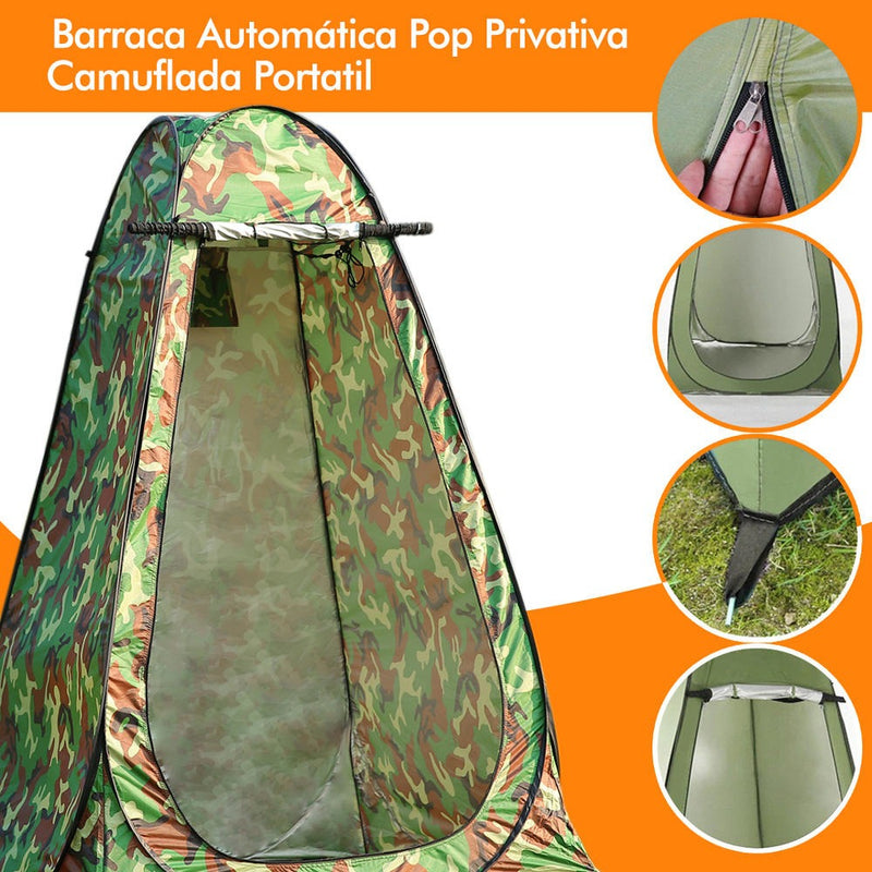Barraca para Troucar De Roupas Trocador Banheiro Camping