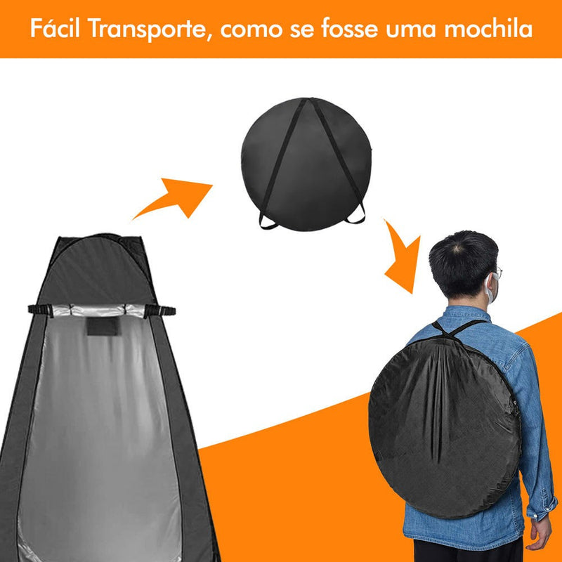 Barraca para Troucar De Roupas Trocador Banheiro Camping