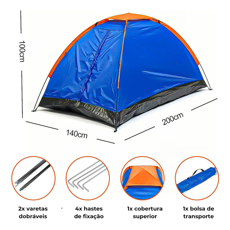 Barraca de Acampamento Camping para 2 Pessoas
