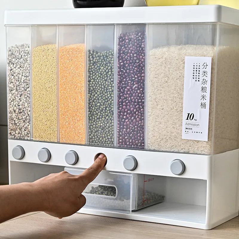 Dispenser De Alimentos Cereais Arroz Ração Graos Grande