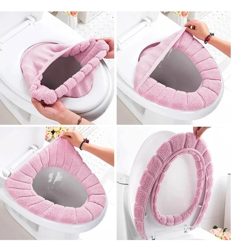 Capa De Vaso Sanitario Almofada Assento Sanitario Lavavel