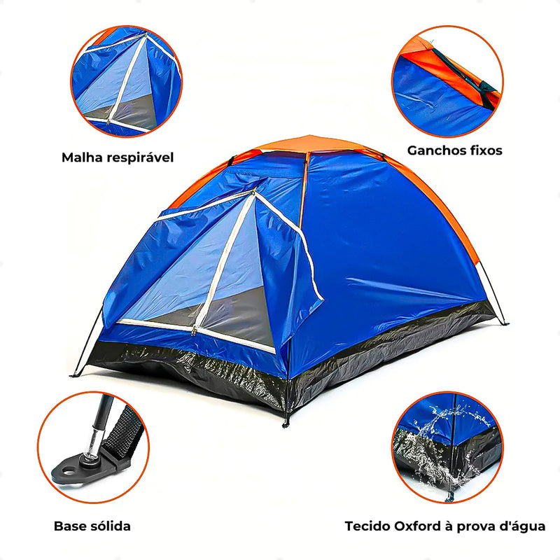 Barraca de Acampamento Camping para 2 Pessoas