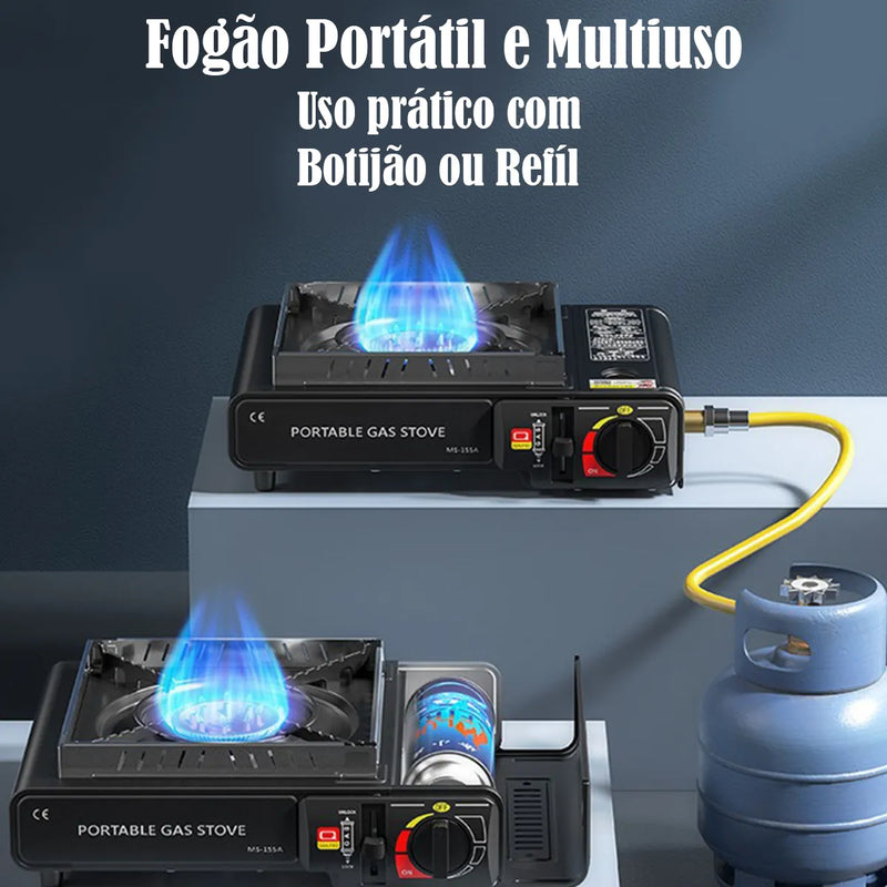 Fogareiro A Gás Portatil Camping Pesca Acampamento