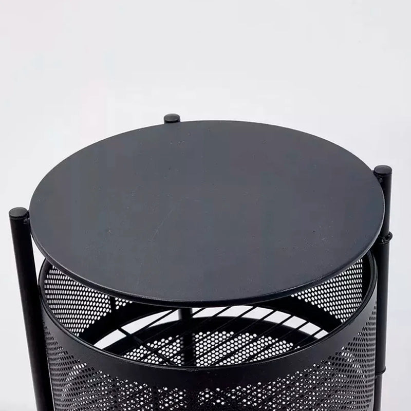 Fruteira Moderna De Chao Aramado Giratoria Redonda 4 Andar