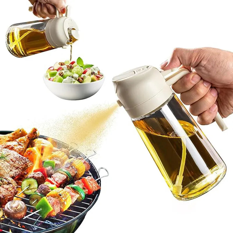 Frasco Pulverizador Temperos e Óleos Gourmet 500ml - Frete Grátis