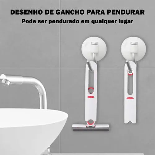 Mini Mop de Limpeza Rodinho de Pia Manual Dobravel Esfregão